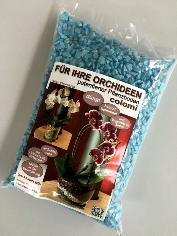 4-8mm Orchideengranulat blau
